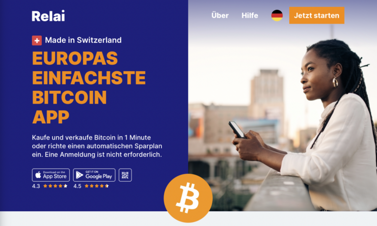 Die Relai App – Bitcoin kaufen mit Europas einfachster App – So funktioniert´s!